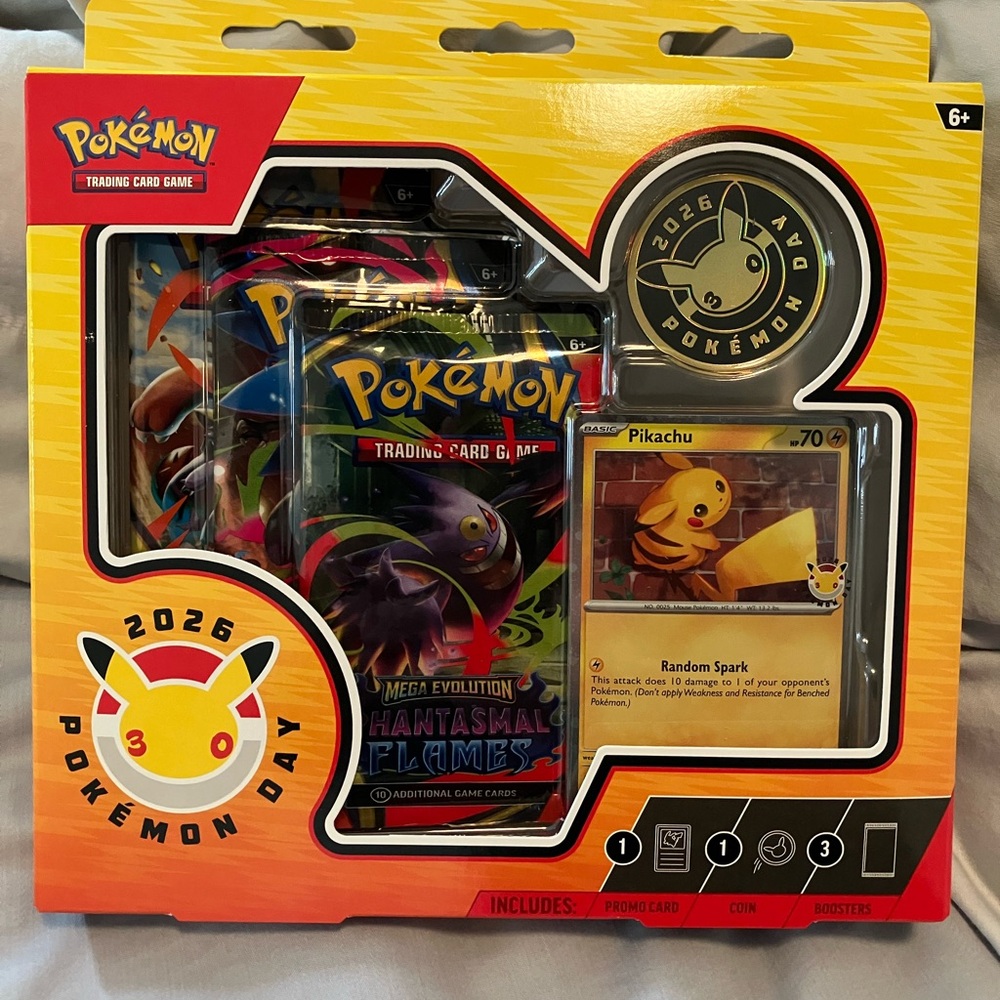 New Sealed Pokemon TCG Pokemon Day Pikachu Promo Box 30th Anniversary